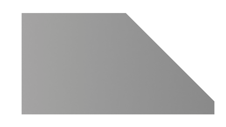 1x2反向弧形砖左切带半凸点1 × 2 Inverted Curved Brick, Left Cut with Half Stud