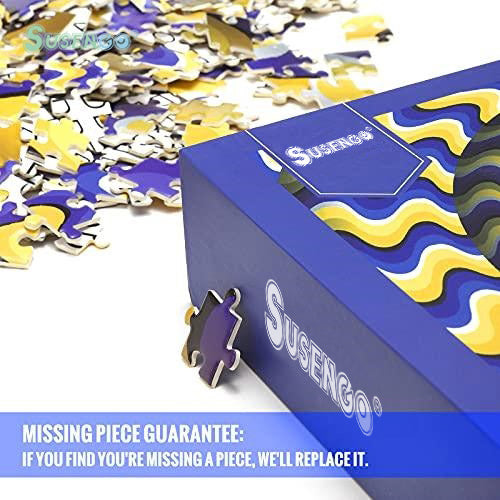 SUSENGO Jigsaw puzzles DIY Visual Disc Puzzles
