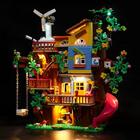 led brick Friendship Tree House Building Blocks Model