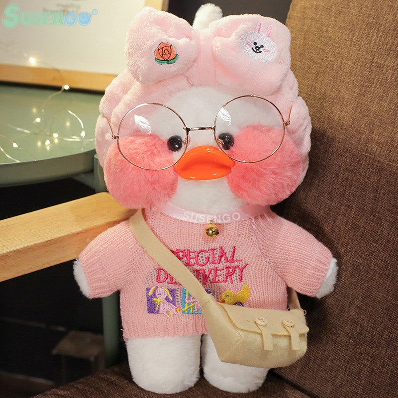 SUSENGO Plush Toy Cartoon Cute Duck Dolls
