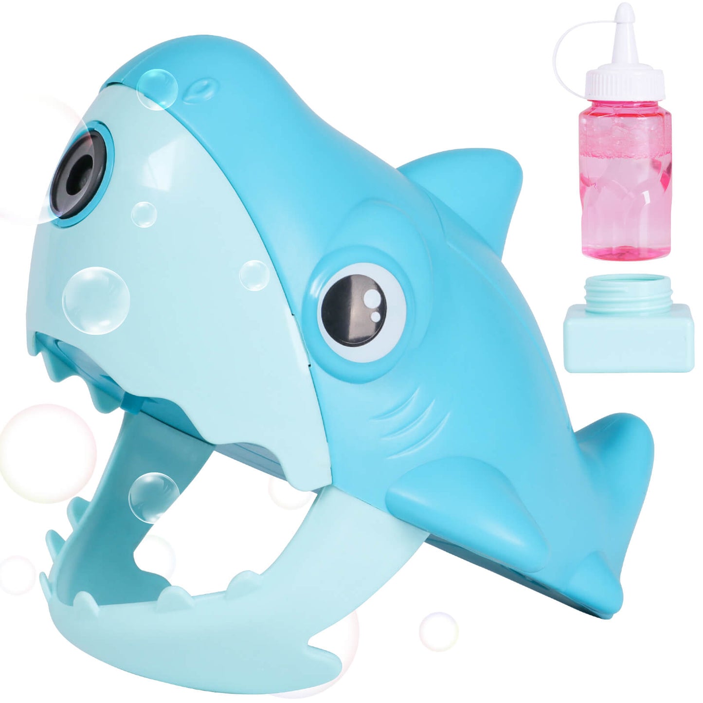 Wholesale Shark Shooter Bubble Wand- 2x2oz- 2 Assortments GREY / WHITE