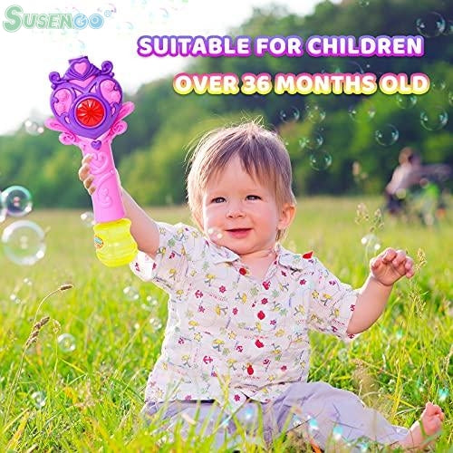 SUSENGO Electronic action toys Girlish Bubble Wand