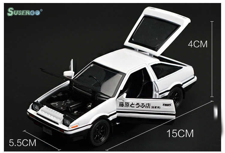 SUSENGO Toy cars 4 Doors Opened Childrens Toys Collections
