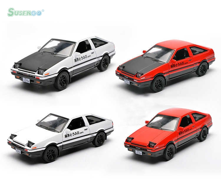 SUSENGO Toy cars 4 Doors Opened Childrens Toys Collections