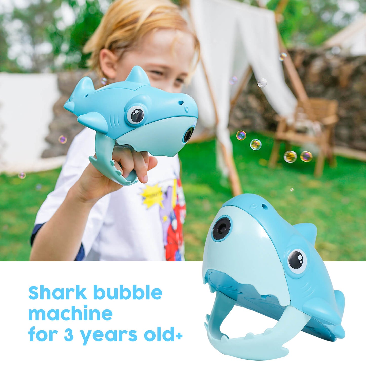 Shark Bubble Wand