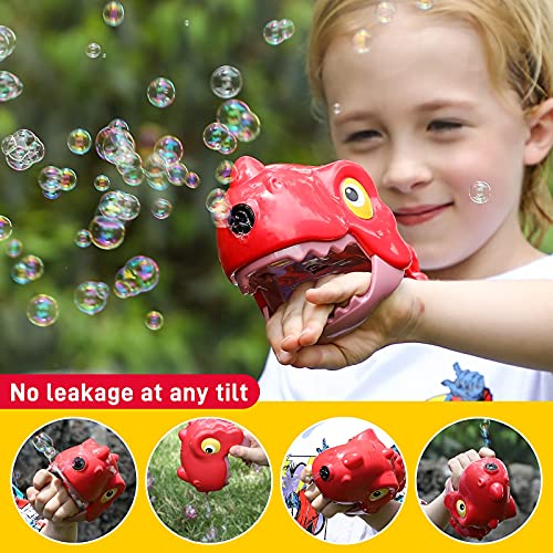 Red Dinosaur Bubble Wand