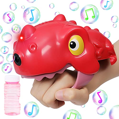 Red Dinosaur Bubble Wand