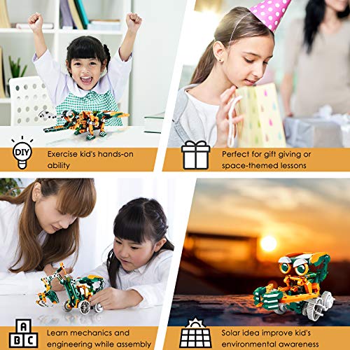 SUSENGO Solar Robots Creation Kit (11 in 1 Solar-Powered Robot STEM Toys)