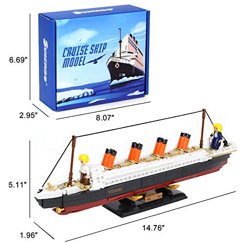 Titanic Building Block Kit 481 pcs Bricks