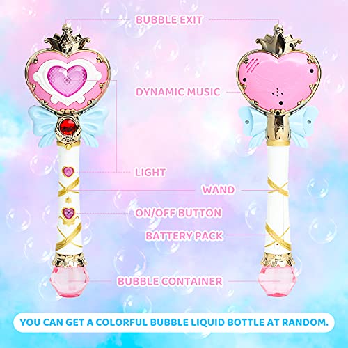 Pink Unicorn Bubble Wand