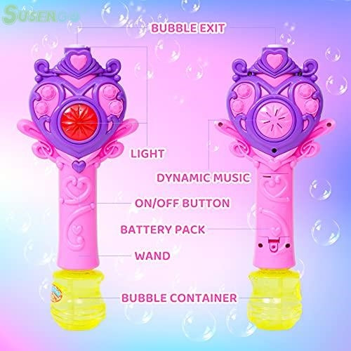 SUSENGO Electronic action toys Girlish Bubble Wand