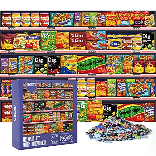 Supermarket Snack Shelves Jigsaw Puzzles