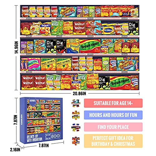 Supermarket Snack Shelves Jigsaw Puzzles